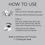 Hyaluronic Acid Microneedle Eye Patches